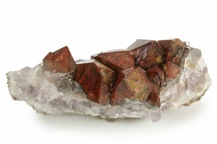 Thunder Bay Smoky Amethyst Cluster with Hematite - Canada #349941